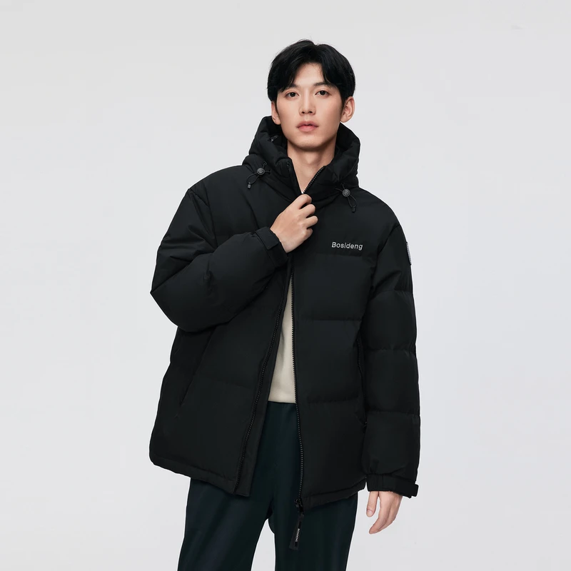 波司登冬季新款90鸭绒男短款外套时尚百搭运动羽绒服男子户外休闲