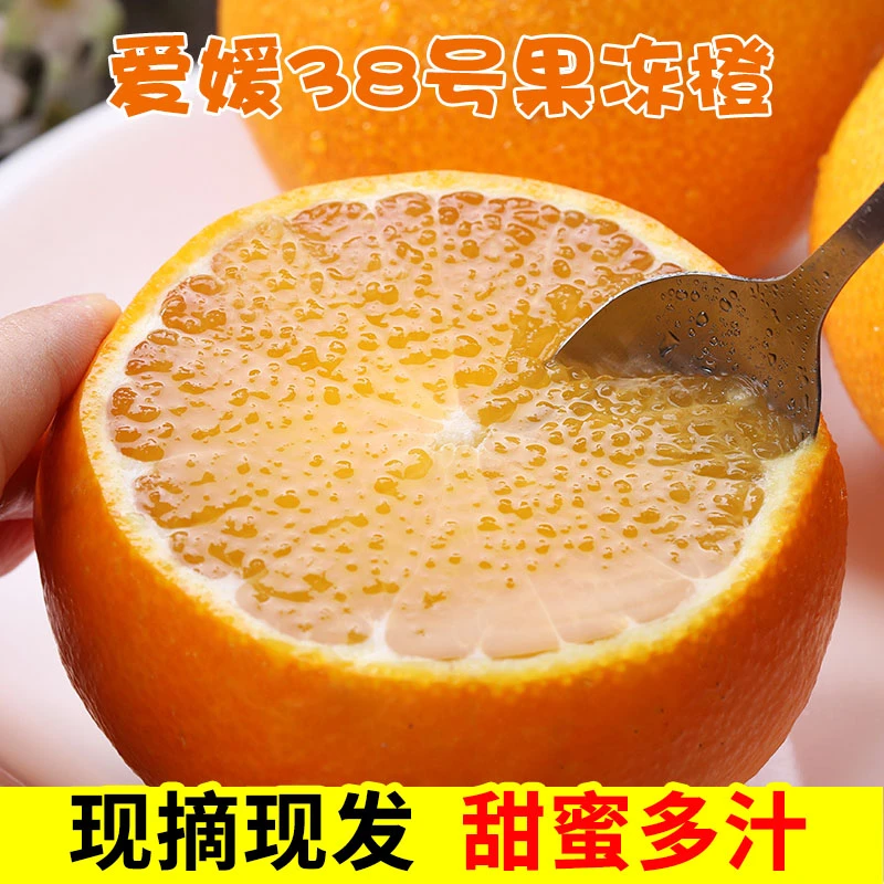 【发京东快递】四川爱媛38号果冻橙当季新鲜水果5/8斤