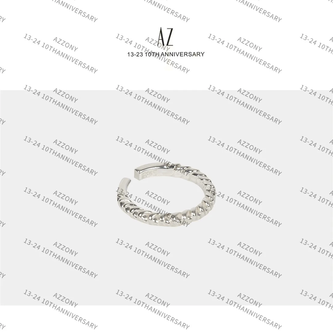 925银戒指 -XJ 麻花戒指 小军家 2024 冬款 NEW M12125