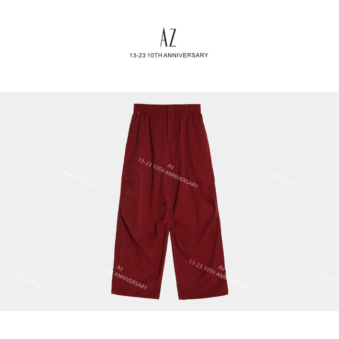 AZ-XJ 海棠红工装裤 小军家2024夏季新款 NEW XKWJ3065