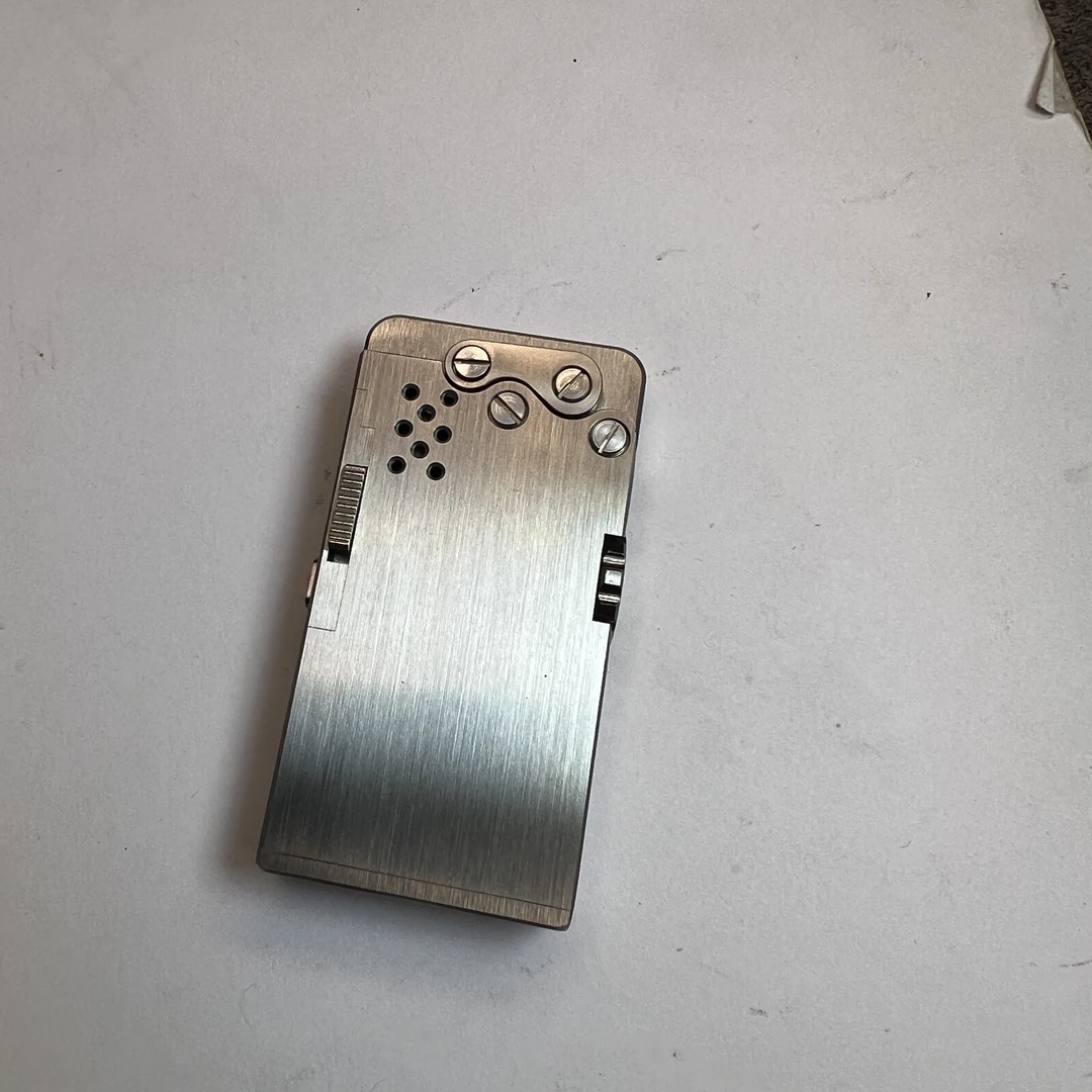 不锈钢龙舌打火机机械战甲半自动弹射一键启动