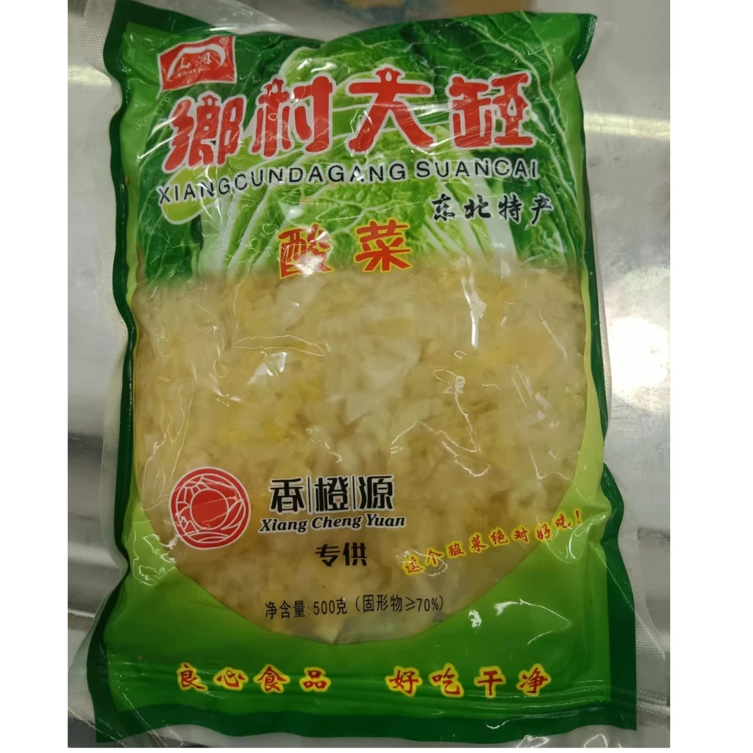 乡村大缸酸菜一袋 1斤包装随机（蔬菜）