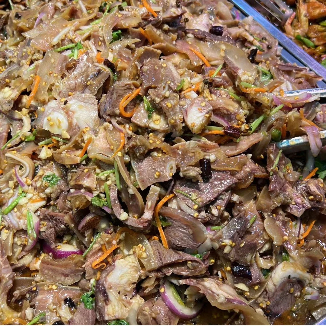 (福利品)凉拌牛头肉1斤 一盒(拌菜)