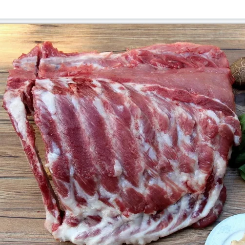 中段猪排骨 腰精排骨（带脊骨）2斤左右（猪肉）