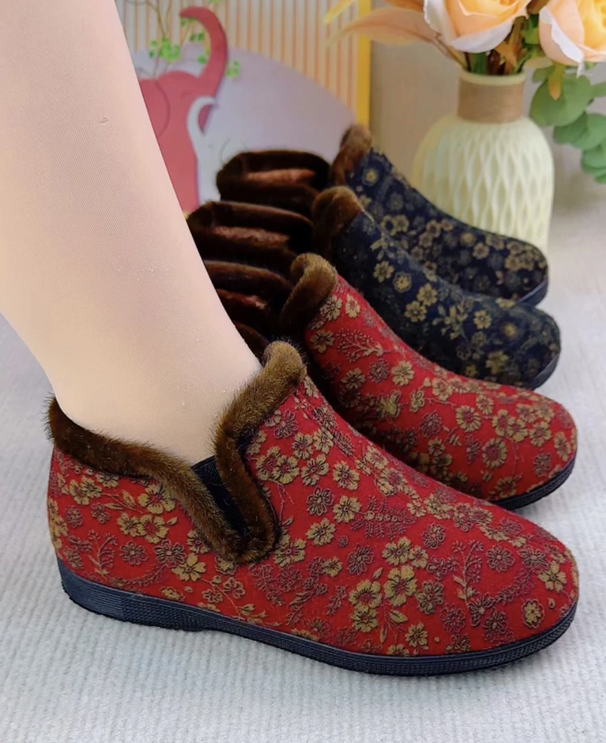 老北京大棉妈妈鞋22338