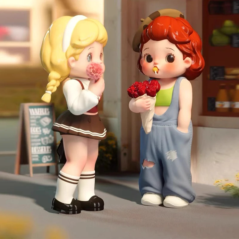 【拆盒】letsvan美式复古娃娃RAMY辣米辣妹街区系列盲盒辣妹手办