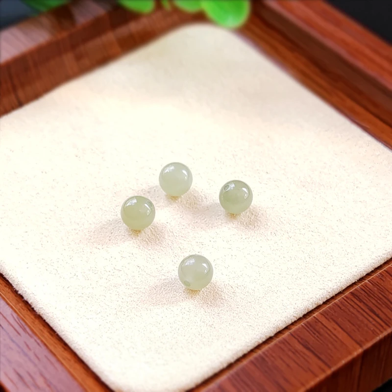 天然和田玉多圈手串单圈手链精致吊坠小件散珠【多样性发货发一】