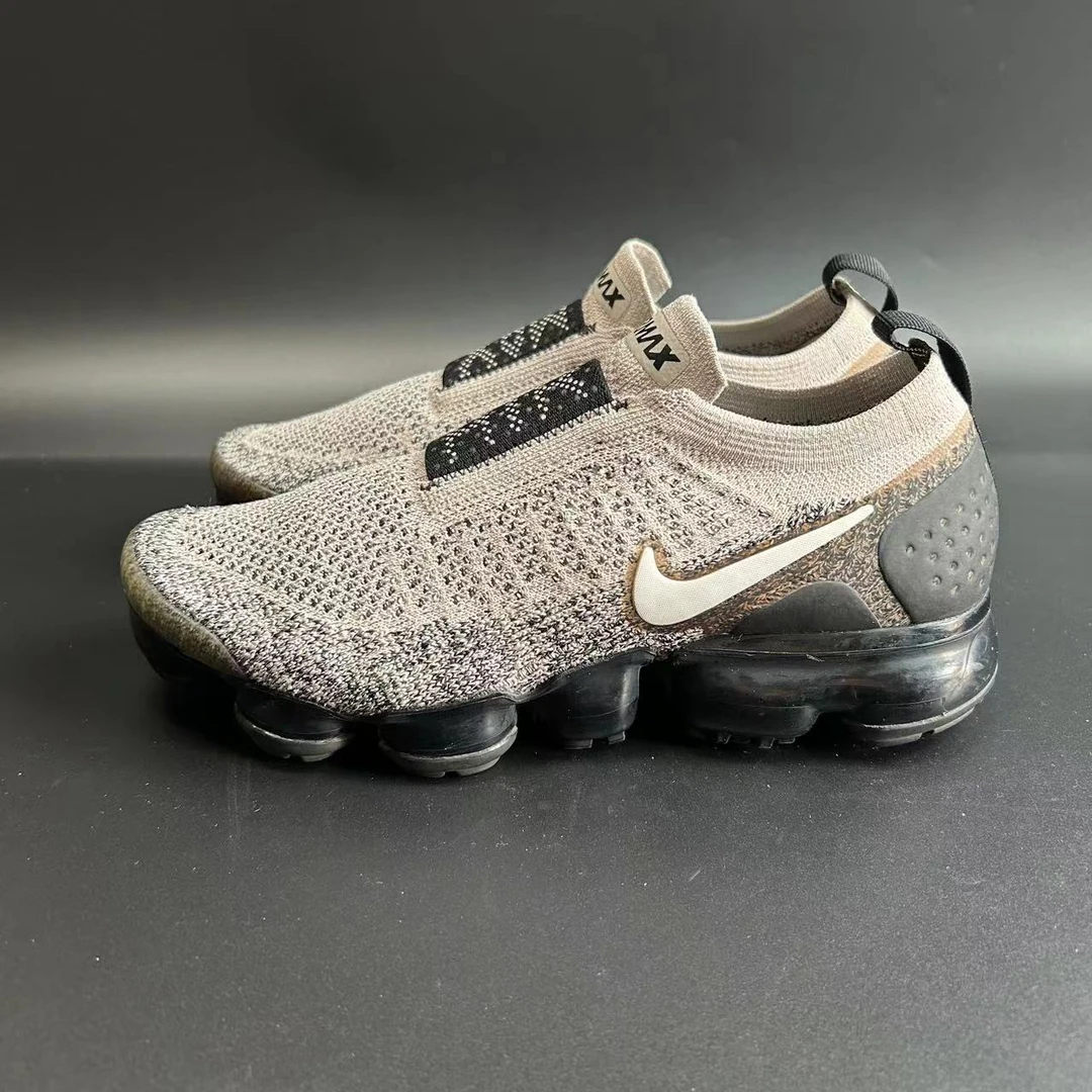 38码 Nike  VaporMax Moc 2 气垫 低帮 休闲跑步鞋 黑灰 工价3089