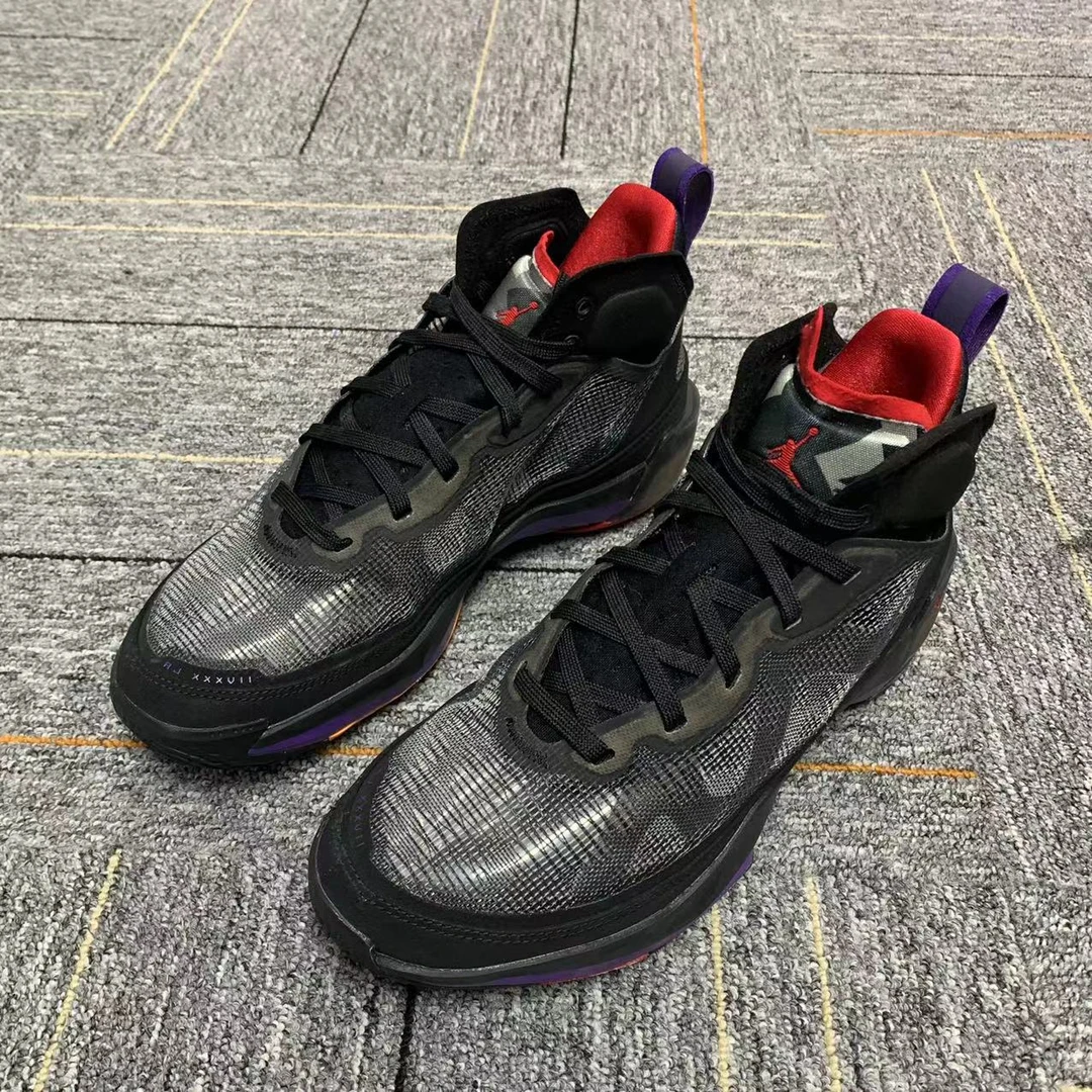 40码 AJ37 黑红 中帮 实战篮球鞋