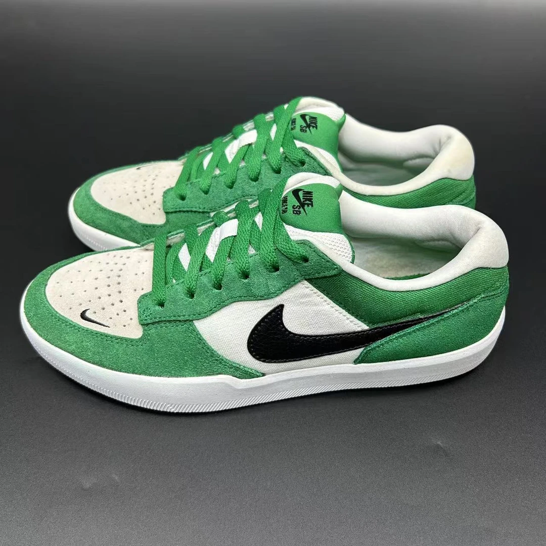 41码 Nike SB Force 58 白绿色 低帮 板鞋
