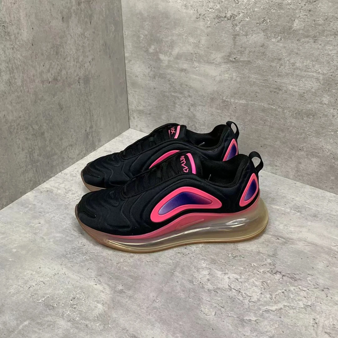42码 Nike Air Max 720 无原鞋垫 低帮 生活休闲鞋 黑粉