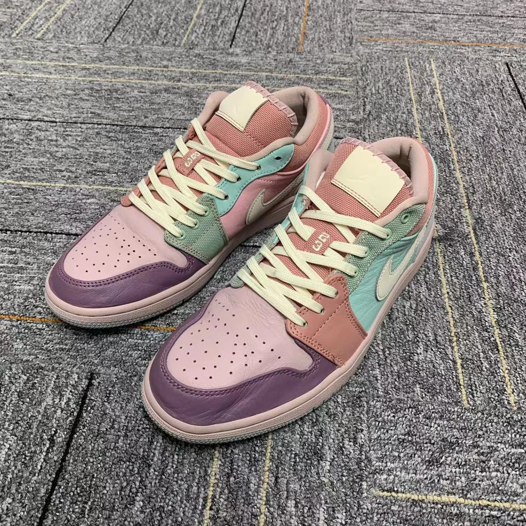 42.5码 AJ1 Low 马卡龙 低帮 复古篮球鞋 工价899