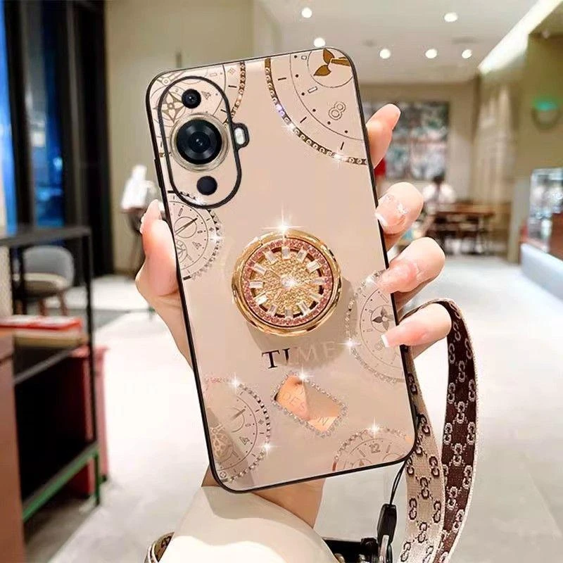 镶钻华为nova11pro手机壳女新款潮nova11保护套全包边软硅胶防摔