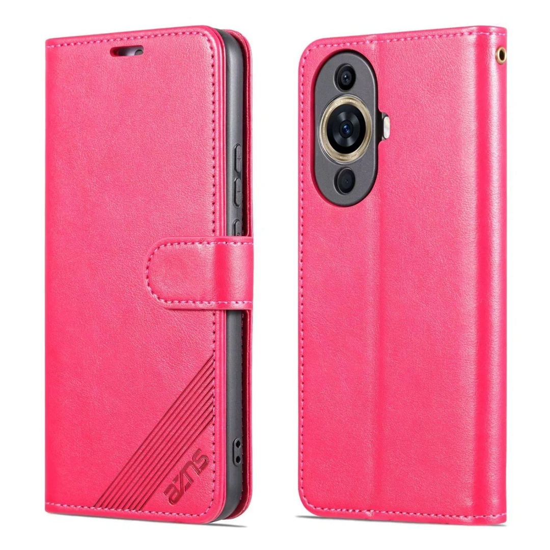 华为nova11手机壳5G翻盖式nova11支架保护套全包边防摔软硅胶皮套