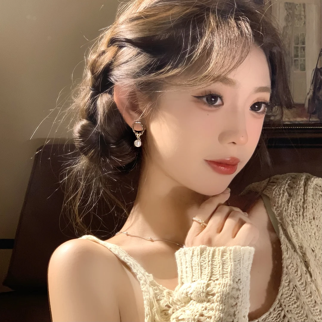 FULL GIRLISH耳环00479时尚轻奢百搭珠珠耳环女