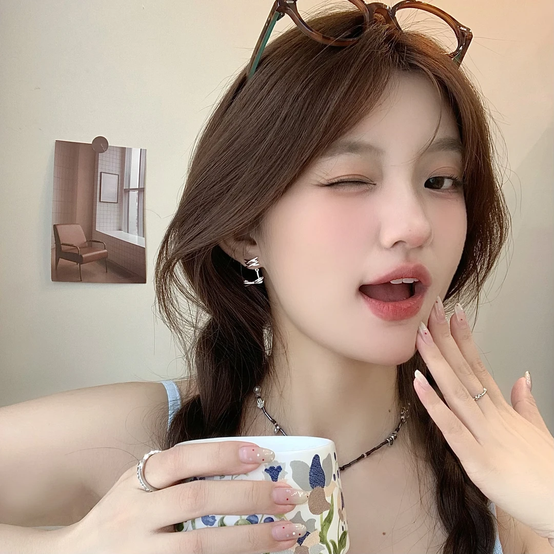 FULL GIRLISH耳环00617蝴蝶结百搭气质耳饰女