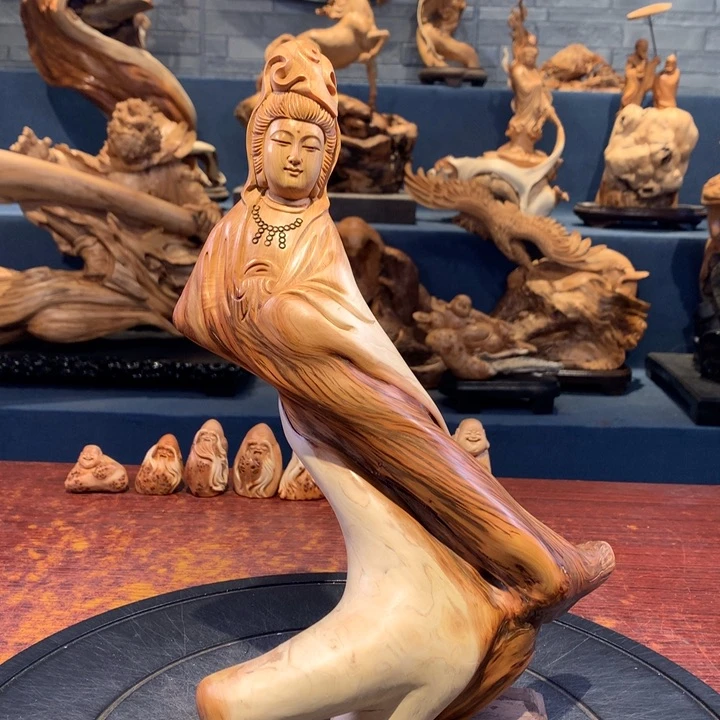 柏木（崖柏）根雕摆件