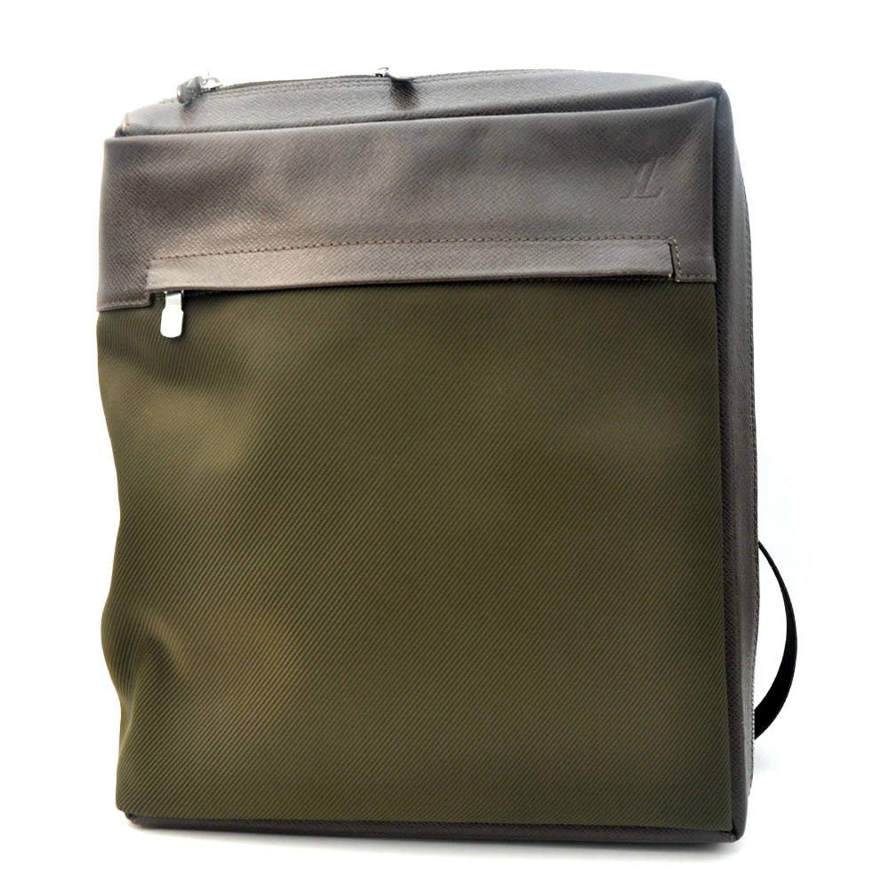 95新 LouisVuitton/路易威登 98新闲置  橄榄绿拼棕单肩包/78980