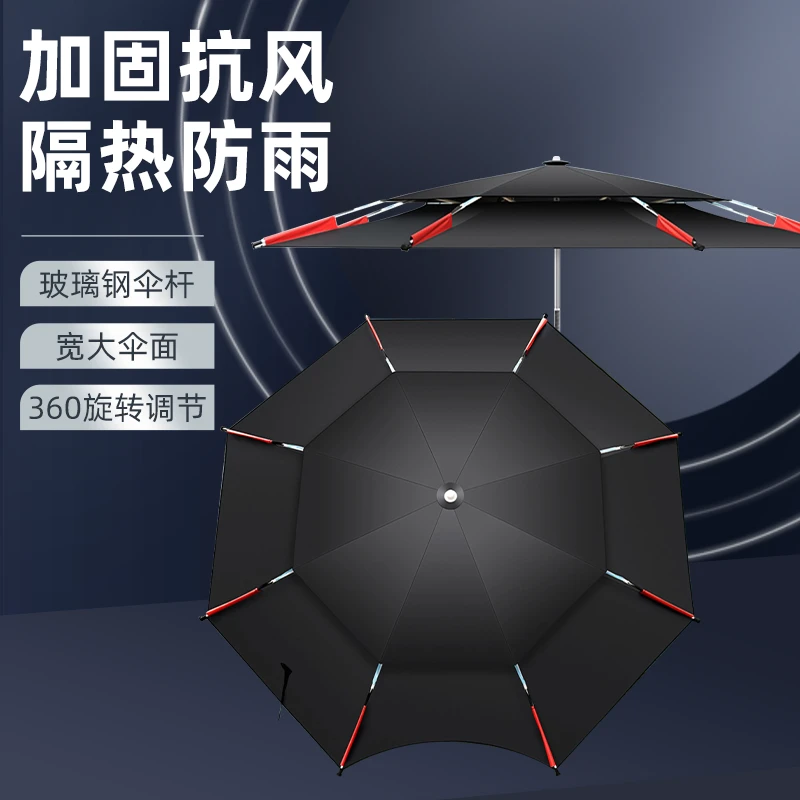 钓鱼伞大钓伞地插防雨大钓伞垂钓用万向雨伞遮阳伞防紫外线折叠伞