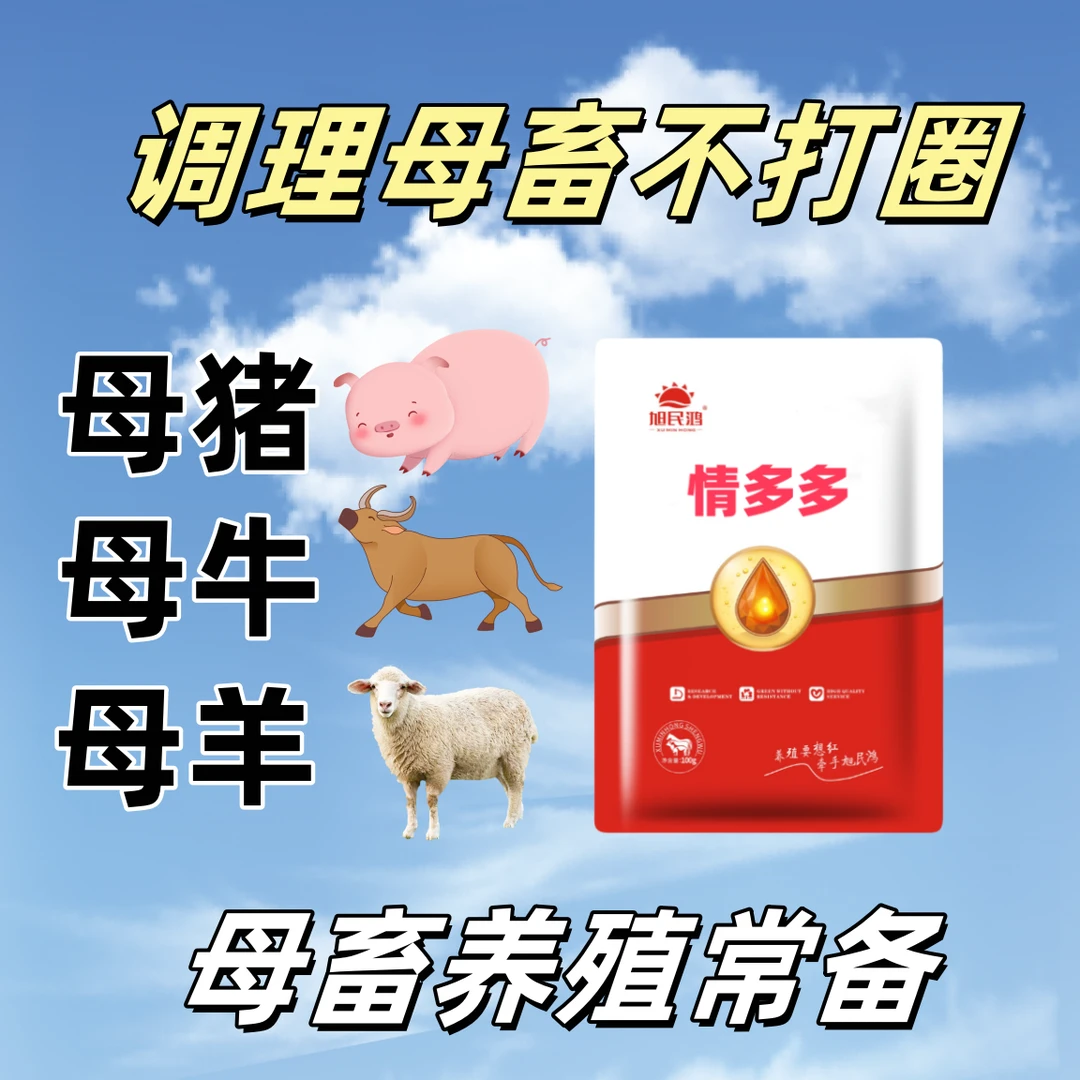 情多多-养殖母猪打栏快静立快混合型饲料添加剂