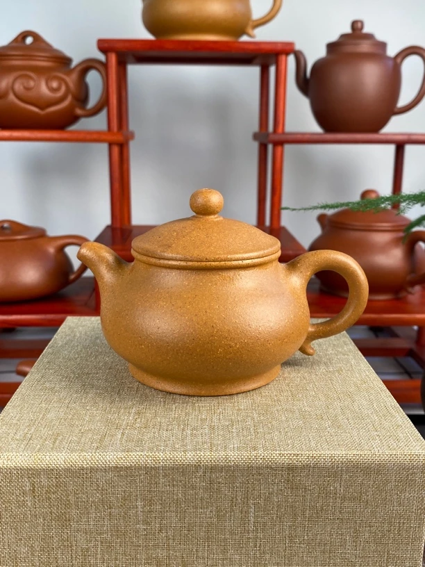 原矿手工壶，黄金段潘壶，纯手工220容量