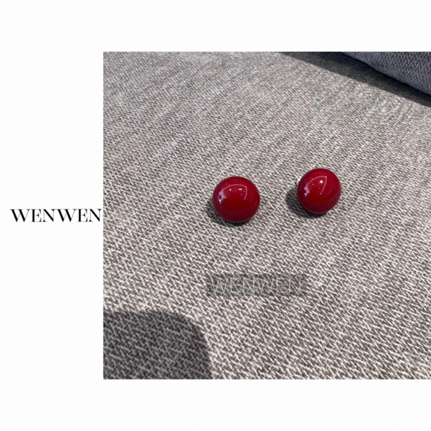 非金属耳饰  WENWEN/23SS【轻奢高级感气质百搭耳环】