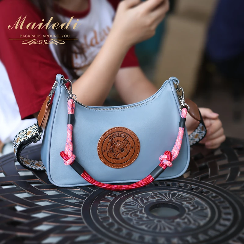 迈特蒂2025新款时尚休闲简约百搭单肩包女士大容量便携手提斜挎包