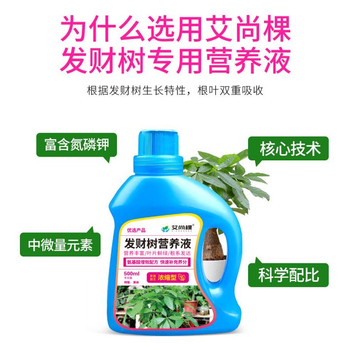 发财树适用营养液家用养花卉绿植水培生根壮苗发芽预防治疗黄叶