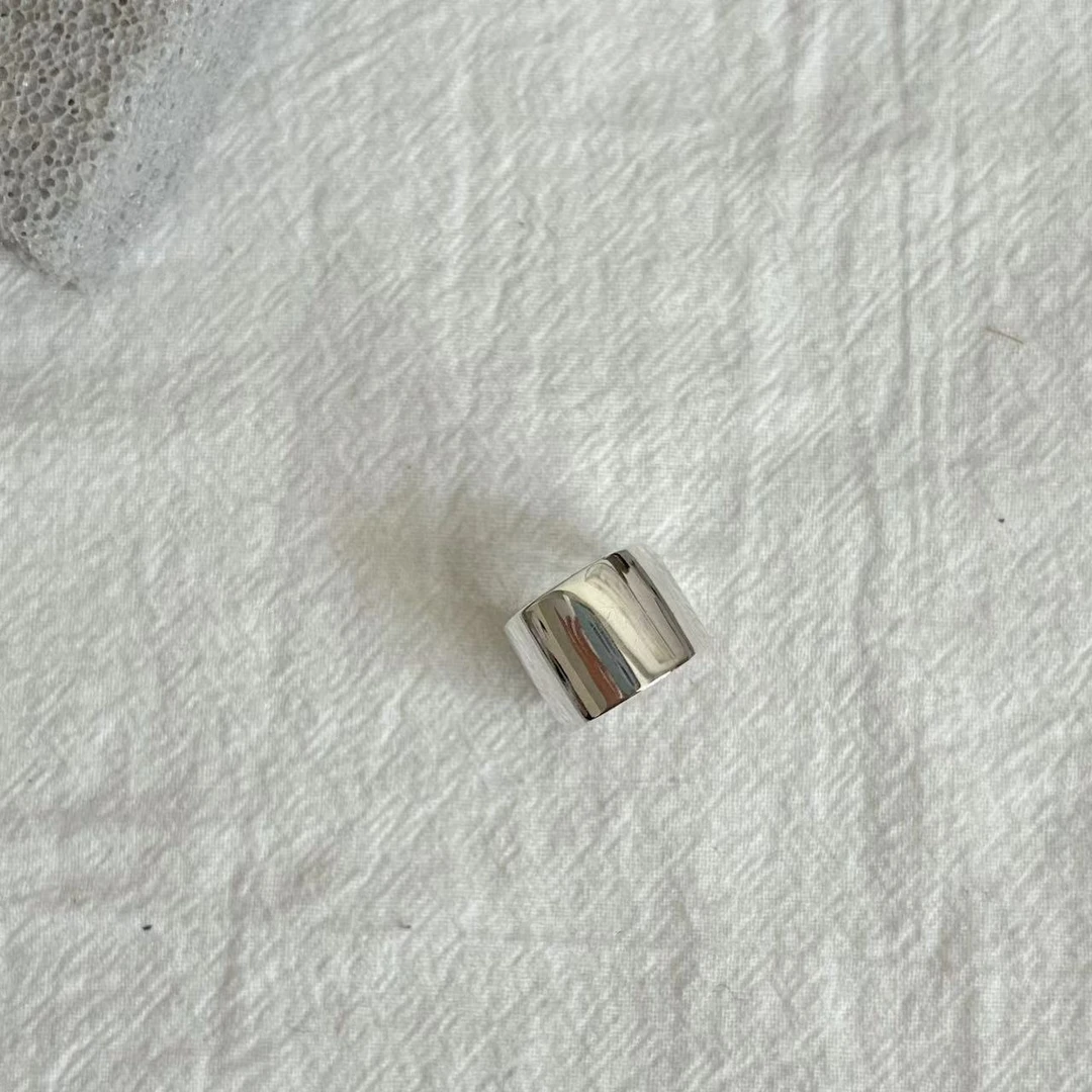 925银戒指 JIUJIU【光环】复古百搭可调节开口戒指0517