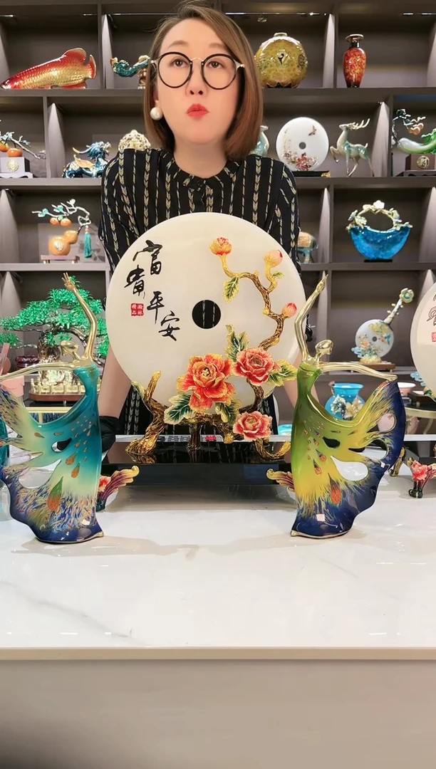 【闪购商品】书法平安扣+跳舞女神一对