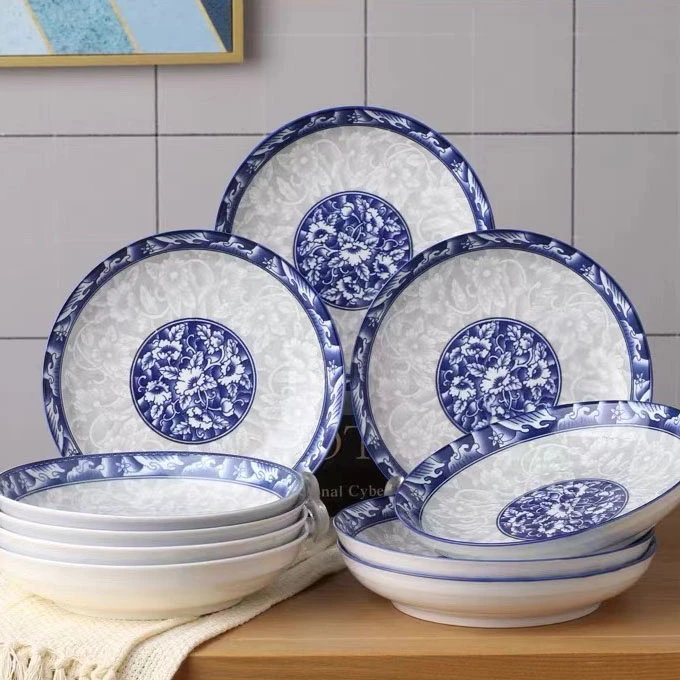 【10个装】 青花瓷6.25英寸圆盘