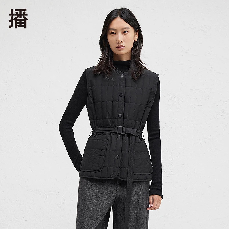 播简约舒适圆领马甲BDR4MD3561