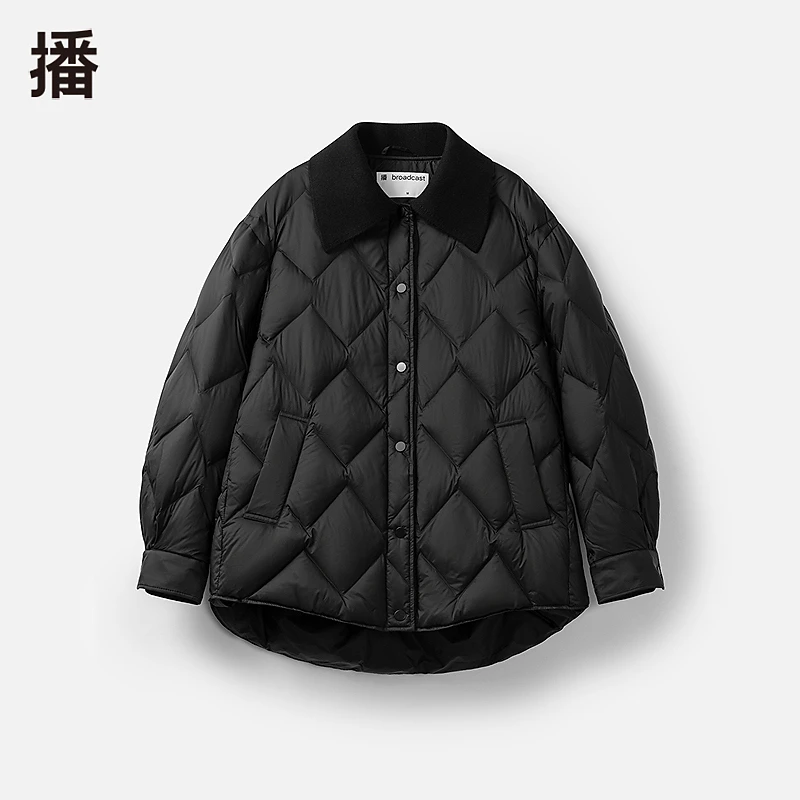 【陈陈专属】播保暖平整舒适衬衫袖口羽绒服DDR4RD5124