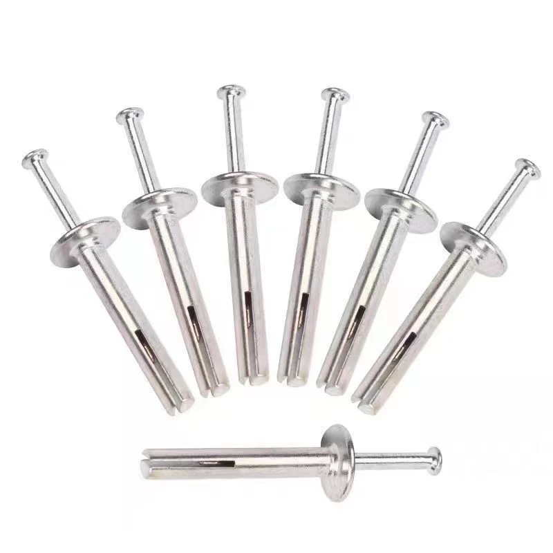 美式击芯膨胀击钉打入式内膨胀钉敲击膨胀螺丝插片细小快装膨胀钉