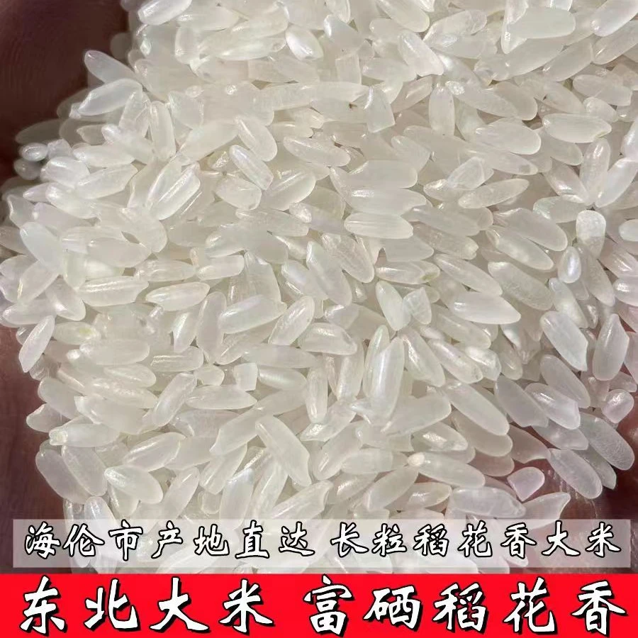 2024产品大米新米稻花香2号黑龙江海伦富硒长粒香大米粳米5kg10斤