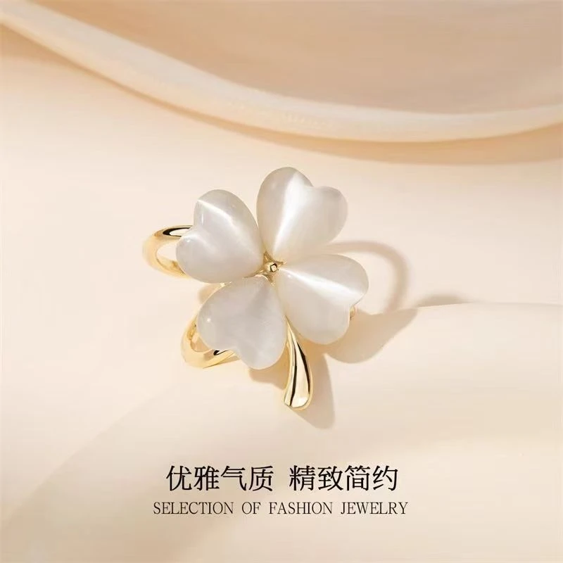 四叶草2024新款丝巾扣环高端多功能衣角打结扣围巾大衣腰带蝴蝶结