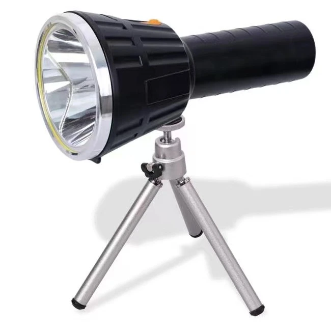 led强光手电超亮充电大光斑钓鱼户外12伏探照灯超长续航功能