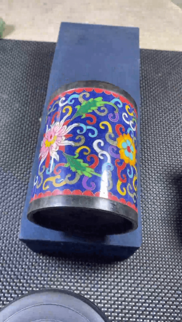 【闪购商品】景泰蓝笔筒12