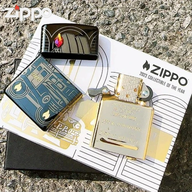 打火机ZIPPO正版 75周年限量款-火力全开防风煤油打火机TC9901BM