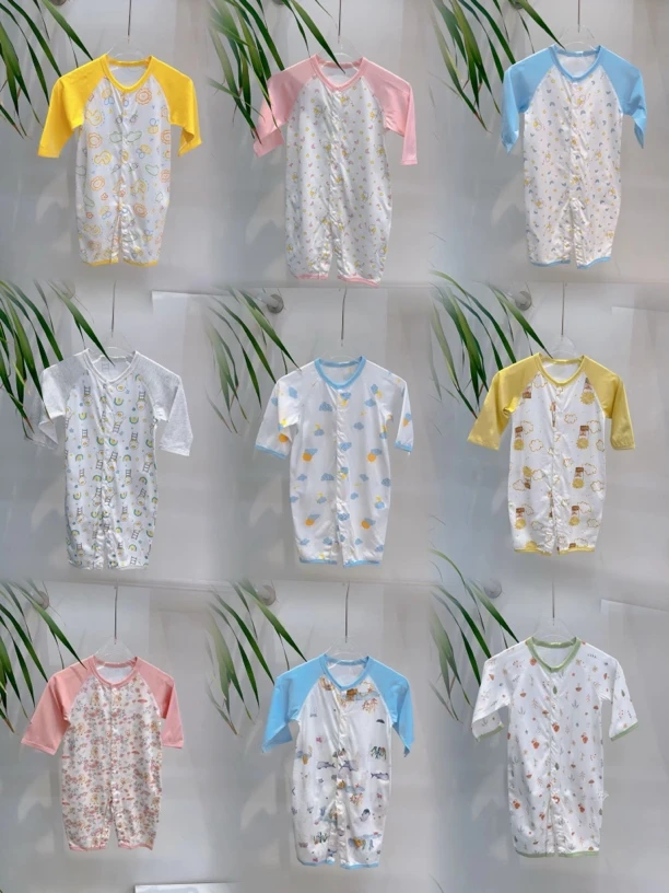 爱祖儿 福利款 长袖长裤全开扣 哈衣