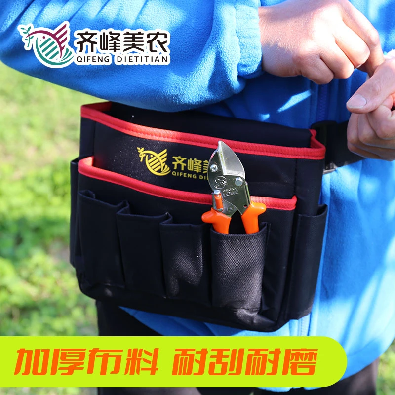 牛筋帆布工具包，耐磨、大容量，结实耐用农业工具拿取方便