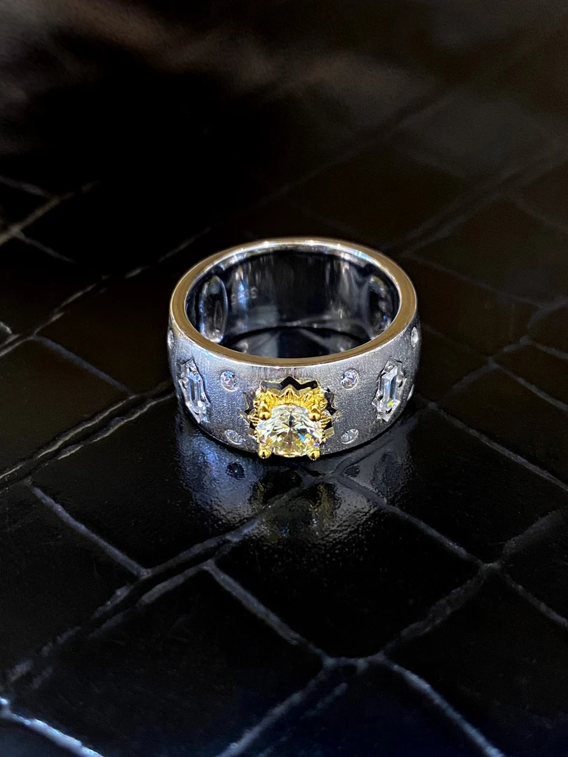 925银戒指 【琉璃雪花】花型设计时尚高级小众百搭气质欧美轻奢戒