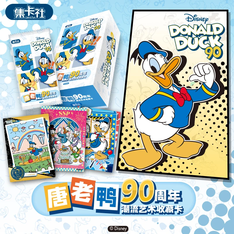 【非酋】集卡社正版《唐老鸭90周年》潮流艺术收藏卡卡牌盲盒