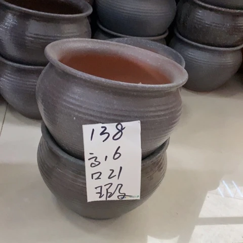 红陶粗陶花盆138