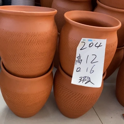 红陶粗陶花盆204