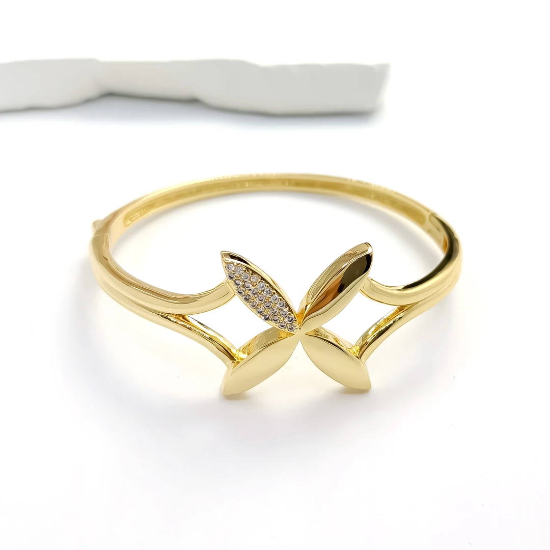 铜合金合成锆石手镯 JTQX-55825 手镯简约欧美时尚轻奢气质