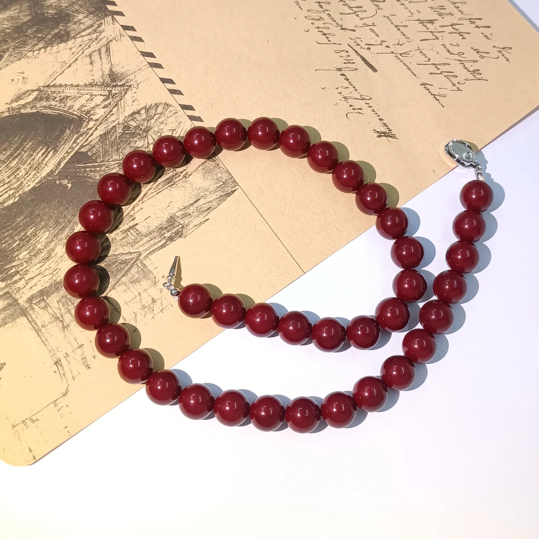 铜合金合成锆石项链 WRSS-000997【绯红星轨】项链简约欧美时尚经典