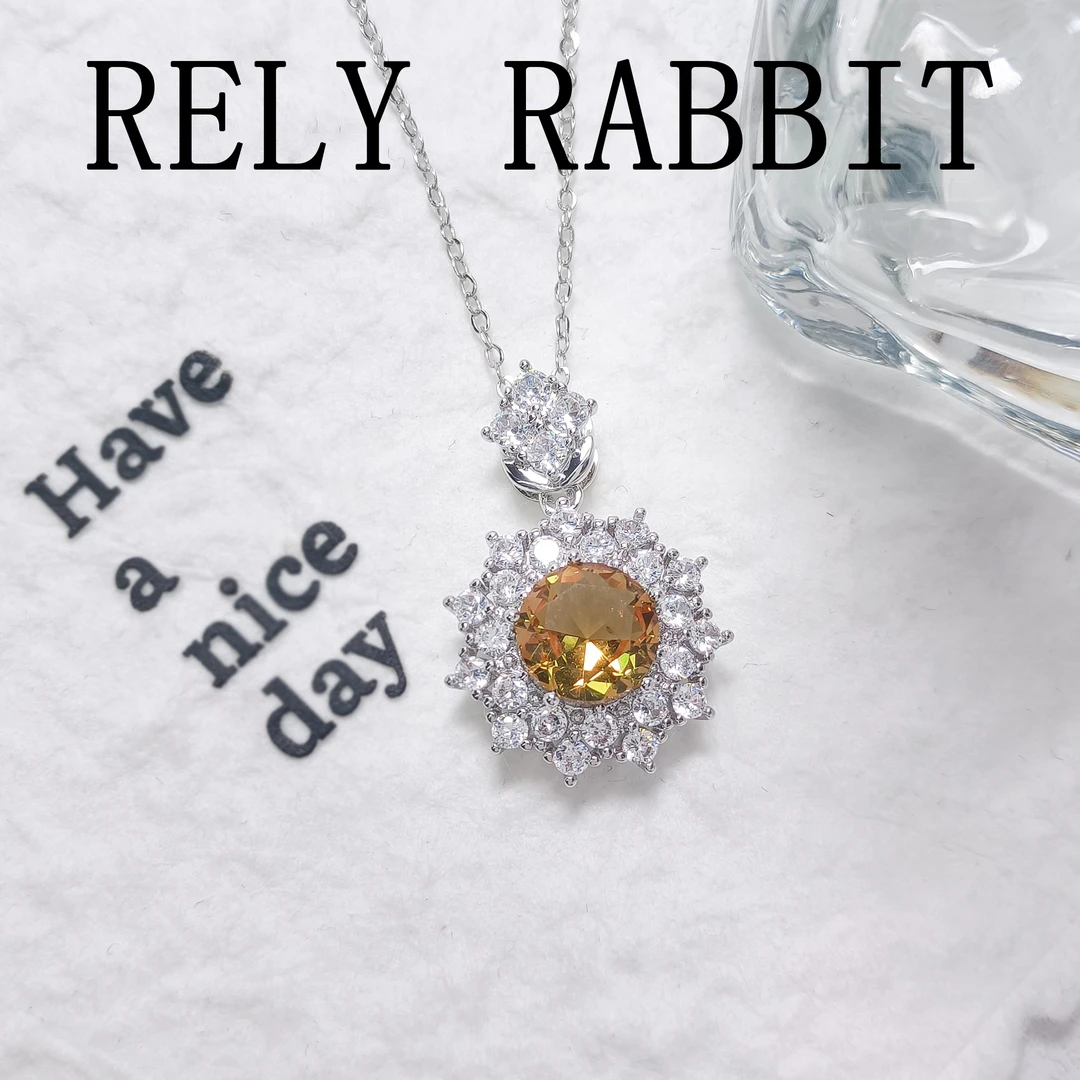 铜合金合成锆石项链 WRSS-001818【碧潋绿影】项链简约经典优雅气质