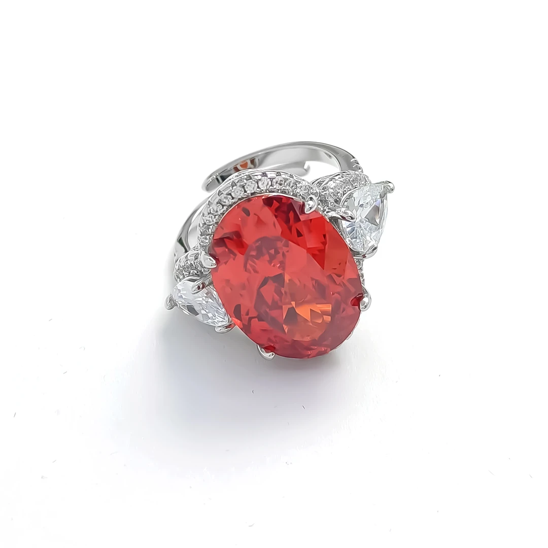 WHSM-000235 【赤焰】 戒指轻奢精致欧美