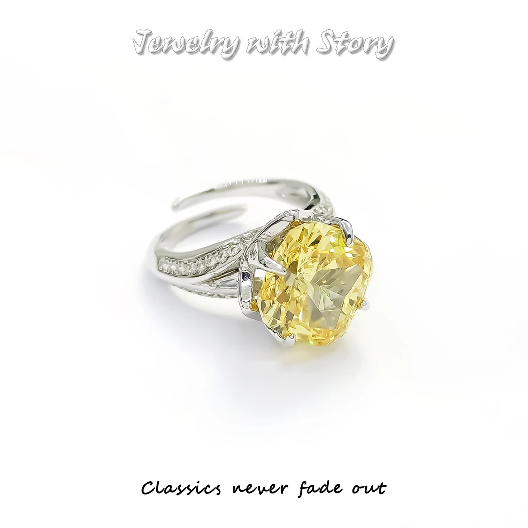 RoseSong 铜合金合成锆石戒指 FXLM-56160  戒指轻奢精致欧美气质